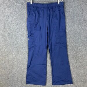 Cherokee Scrubs Bottoms Men's Large‎ Cotton Blend Workwear Blue Stretch L